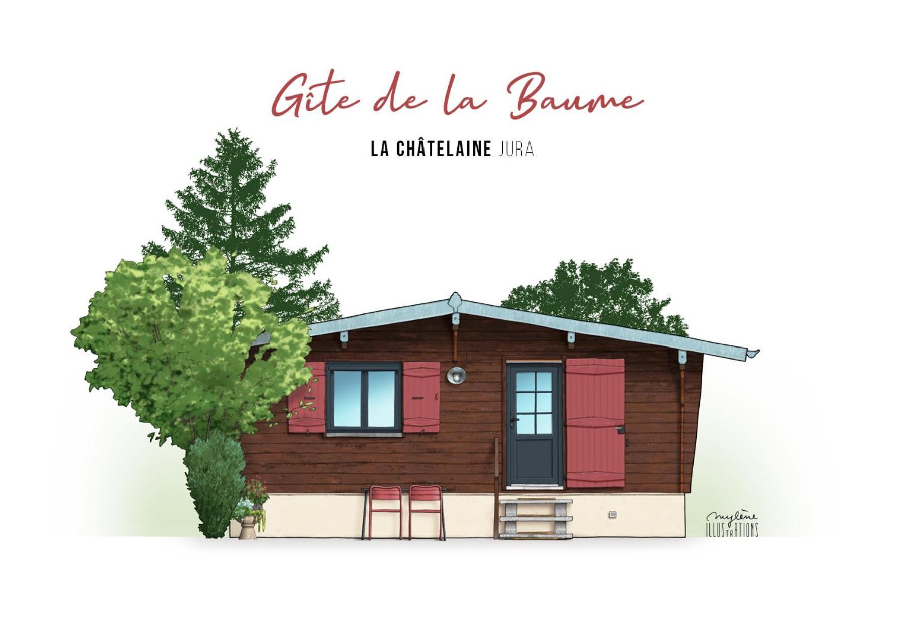 Chalet De La Baume La Chatelaine Eksteriør bilde